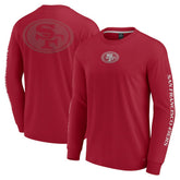 San Francisco 49ers Unisex Elements Strive Long Sleeve T-Shirt - Scarlet - Fanatics