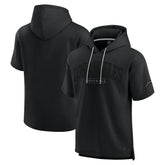 Los Angeles Chargers Unisex Elements Ready Short Sleeve Pullover Hoodie - Black - Fanatics