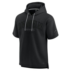 Los Angeles Chargers Unisex Elements Ready Short Sleeve Pullover Hoodie - Black - Fanatics
