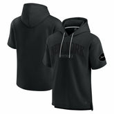 New York Jets Unisex Elements Ready Short Sleeve Pullover Hoodie - Black - Fanatics