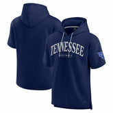 Tennessee Titans Unisex Elements Ready Short Sleeve Pullover Hoodie - Navy - Fanatics