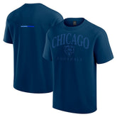 Chicago Bears Unisex Elements Flex Tri-Blend T-Shirt - Navy - Fanatics