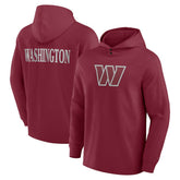 Washington Commanders Elements Blaze Tri-Blend Long Sleeve Hoodie T-Shirt - Burgundy - Fanatics