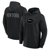 New York Jets Elements Blaze Tri-Blend Long Sleeve Hoodie T-Shirt - Black - Fanatics
