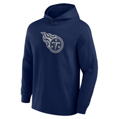 Tennessee Titans Elements Blaze Tri-Blend Long Sleeve Hoodie T-Shirt - Navy - Fanatics