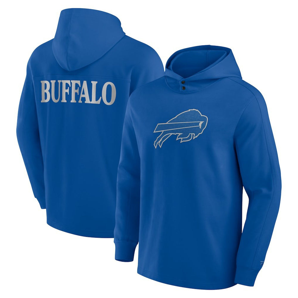Buffalo Bills Elements Blaze Tri-Blend Long Sleeve Hoodie T-Shirt - Royal - Fanatics