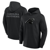 Carolina Panthers Elements Blaze Tri-Blend Long Sleeve Hoodie T-Shirt - Black - Fanatics