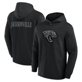 Jacksonville Jaguars Elements Blaze Tri-Blend Long Sleeve Hoodie T-Shirt - Black - Fanatics