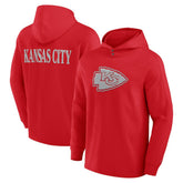 Kansas City Chiefs Elements Blaze Tri-Blend Long Sleeve Hoodie T-Shirt - Red - Fanatics