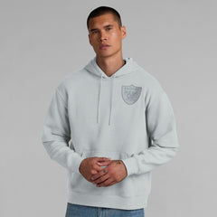 Las Vegas Raiders Unisex Sleek Elements Pullover Hoodie - Gray - Fanatics