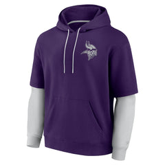 Minnesota Vikings Unisex Sleek Elements Pullover Hoodie - Purple - Fanatics