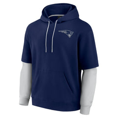 New England Patriots Unisex Sleek Elements Pullover Hoodie - Navy - Fanatics