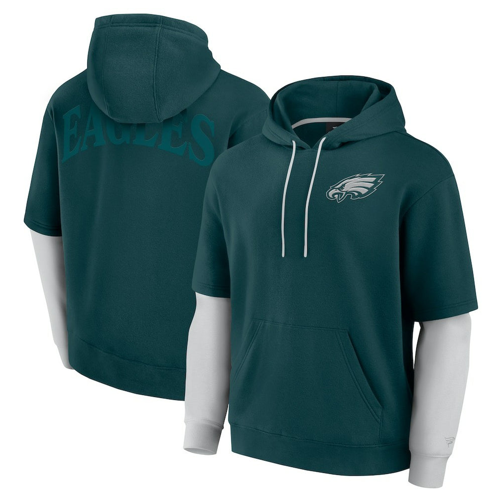 Philadelphia Eagles Unisex Sleek Elements Pullover Hoodie - Green - Fanatics