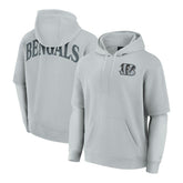 Cincinnati Bengals Unisex Sleek Elements Pullover Hoodie - Gray - Fanatics
