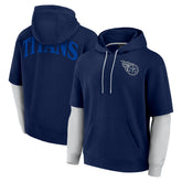 Tennessee Titans Unisex Sleek Elements Pullover Hoodie - Navy - Fanatics