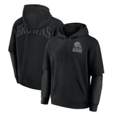 Cleveland Browns Unisex Sleek Elements Pullover Hoodie - Black - Fanatics