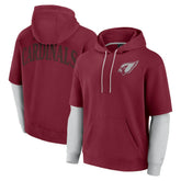 Arizona Cardinals Unisex Sleek Elements Pullover Hoodie - Cardinal - Fanatics