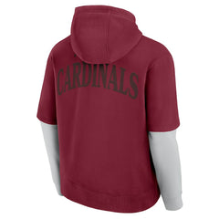 Arizona Cardinals Unisex Sleek Elements Pullover Hoodie - Cardinal - Fanatics