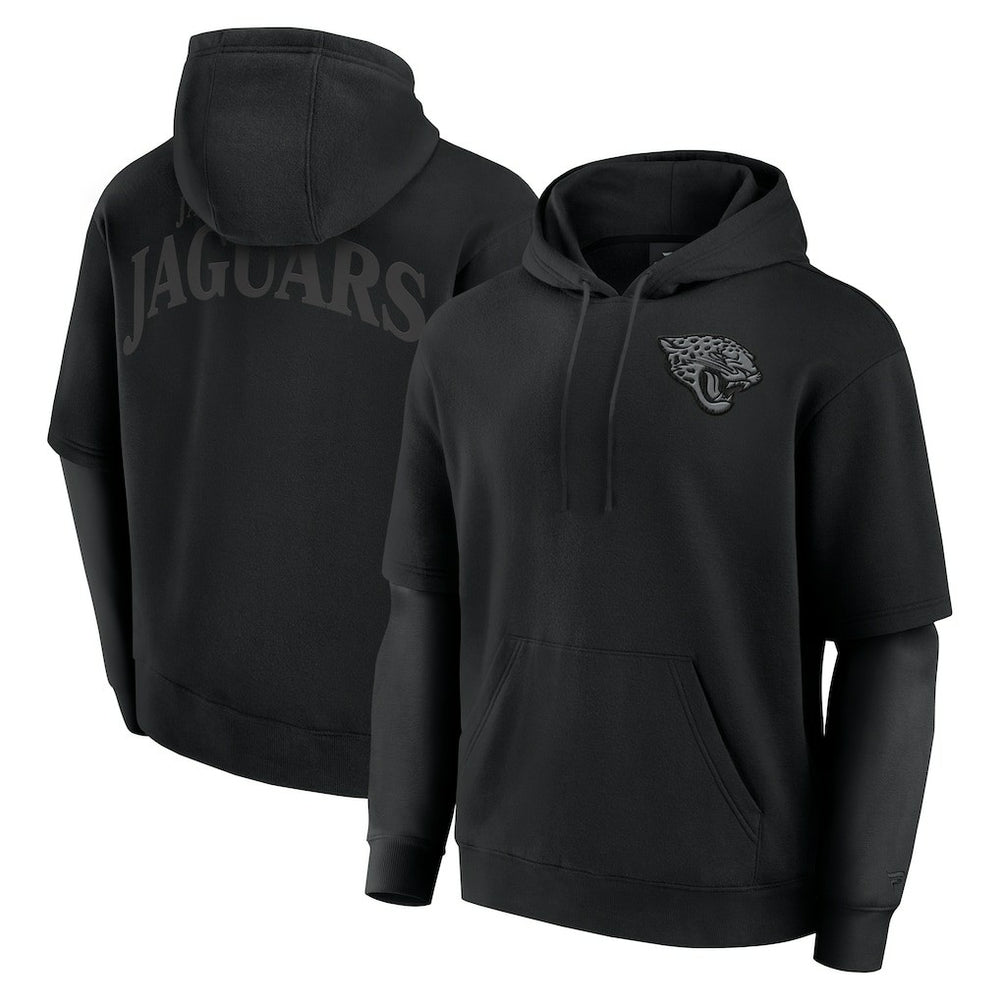 Jacksonville Jaguars Unisex Sleek Elements Pullover Hoodie - Black - Fanatics