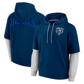 Chicago Bears Unisex Sleek Elements Pullover Hoodie - Navy - Fanatics
