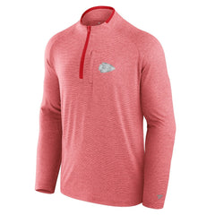 Kansas City Chiefs Unisex Front Office Performance Primary Quarter-Zip Jacket - Red - Fanatics