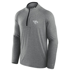 Jacksonville Jaguars Unisex Front Office Performance Primary Quarter-Zip Jacket - Charcoal - Fanatics