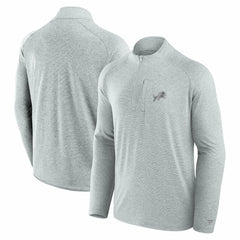 Detroit Lions Unisex Front Office Performance Primary Quarter-Zip Jacket - Gray - Fanatics