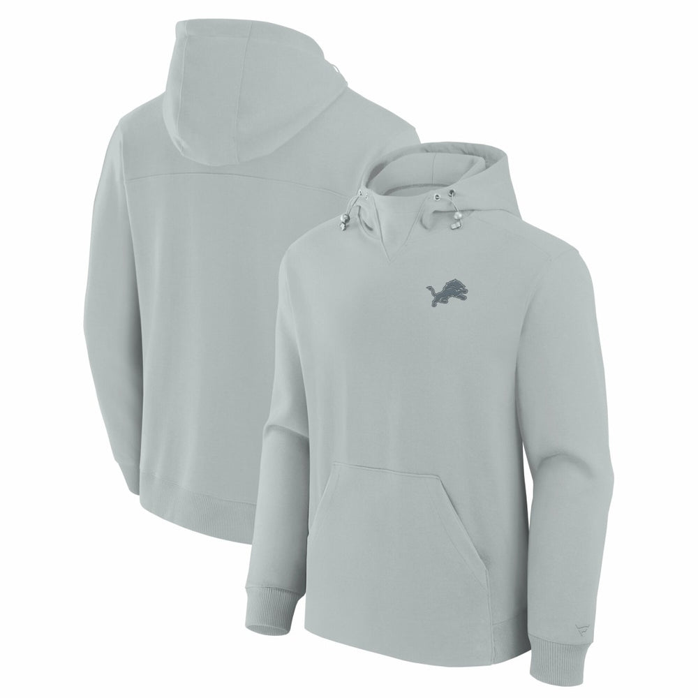 Detroit Lions Unisex Front Office Tonal Tri-Blend Pullover Hoodie - Gray - Fanatics