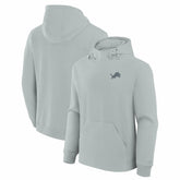 Detroit Lions Unisex Front Office Tonal Tri-Blend Pullover Hoodie - Gray - Fanatics