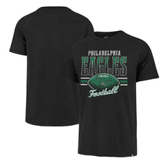 Philadelphia Eagles '47 Gridiron Classics Last Call Franklin T-Shirt - Black - 47 brand
