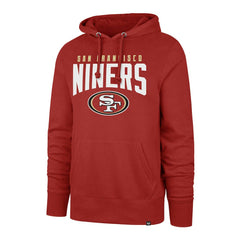 San Francisco 49ers '47 Headline Pullover Hoodie - Scarlet - 47 brand