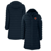 Chicago Bears Cutter & Buck Women's Throwback Logo Mission Ridge Repreve Eco Insulated Full-Zip Puffer Jacket - Navy - NFL
