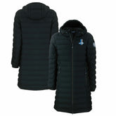 Detroit Lions Cutter & Buck Women's Throwback Logo Mission Ridge Repreve Eco Insulated Full-Zip Puffer Jacket - Black - NFL
