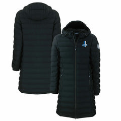 Detroit Lions Cutter & Buck Women's Throwback Logo Mission Ridge Repreve Eco Insulated Full-Zip Puffer Jacket - Black - NFL
