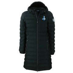 Detroit Lions Cutter & Buck Women's Throwback Logo Mission Ridge Repreve Eco Insulated Full-Zip Puffer Jacket - Black - NFL