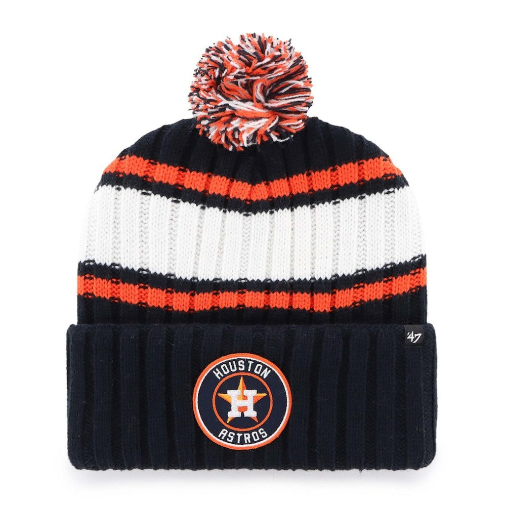 Houston Astros '47 Plateau Cuffed Knit Hat with Pom Discount