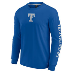 Texas Rangers Fanatics Elements Strive Long Sleeve T-Shirt Outlet