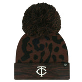 Minnesota Twins '47 Women's Rosette Cuffed Knit Hat with Pom Discount