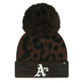 Athletics '47 Women's Rosette Cuffed Knit Hat with Pom for sale