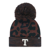 Texas Rangers '47 Women's Rosette Cuffed Knit Hat with Pom Near Me