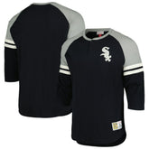 Chicago White Sox Mitchell & Ness Cooperstown Collection Legendary Raglan Slub Henley 3/4-Sleeve T-Shirt for sale