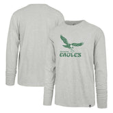 Philadelphia Eagles '47 Premier Franklin Long Sleeve T-Shirt - Gray - 47 brand