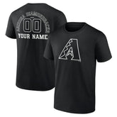 Arizona Diamondbacks Monochrome Personalized Name & Number T-Shirt for sale