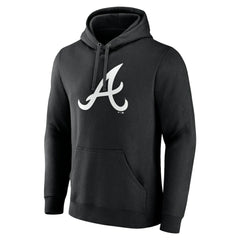 Atlanta Braves Monochrome Personalized Name & Number Pullover Hoodie Discount