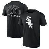 Chicago White Sox Monochrome Personalized Name & Number T-Shirt Near Me