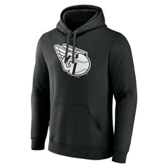 Cleveland Guardians Monochrome Personalized Name & Number Pullover Hoodie Discount