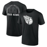 Cleveland Guardians Monochrome Personalized Name & Number T-Shirt Outlet