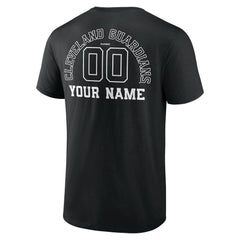 Cleveland Guardians Monochrome Personalized Name & Number T-Shirt Outlet