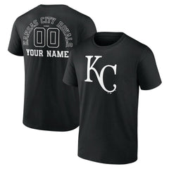 Kansas City Royals Monochrome Personalized Name & Number T-Shirt Outlet
