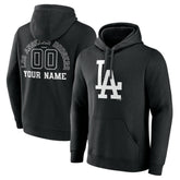 Los Angeles Dodgers Monochrome Personalized Name & Number Pullover Hoodie for sale